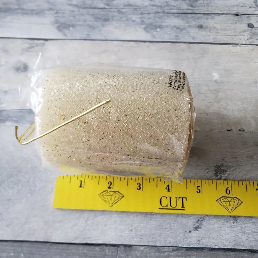 NWT - Set of 2 Wax Burning Candles with Sparkle Accents 3